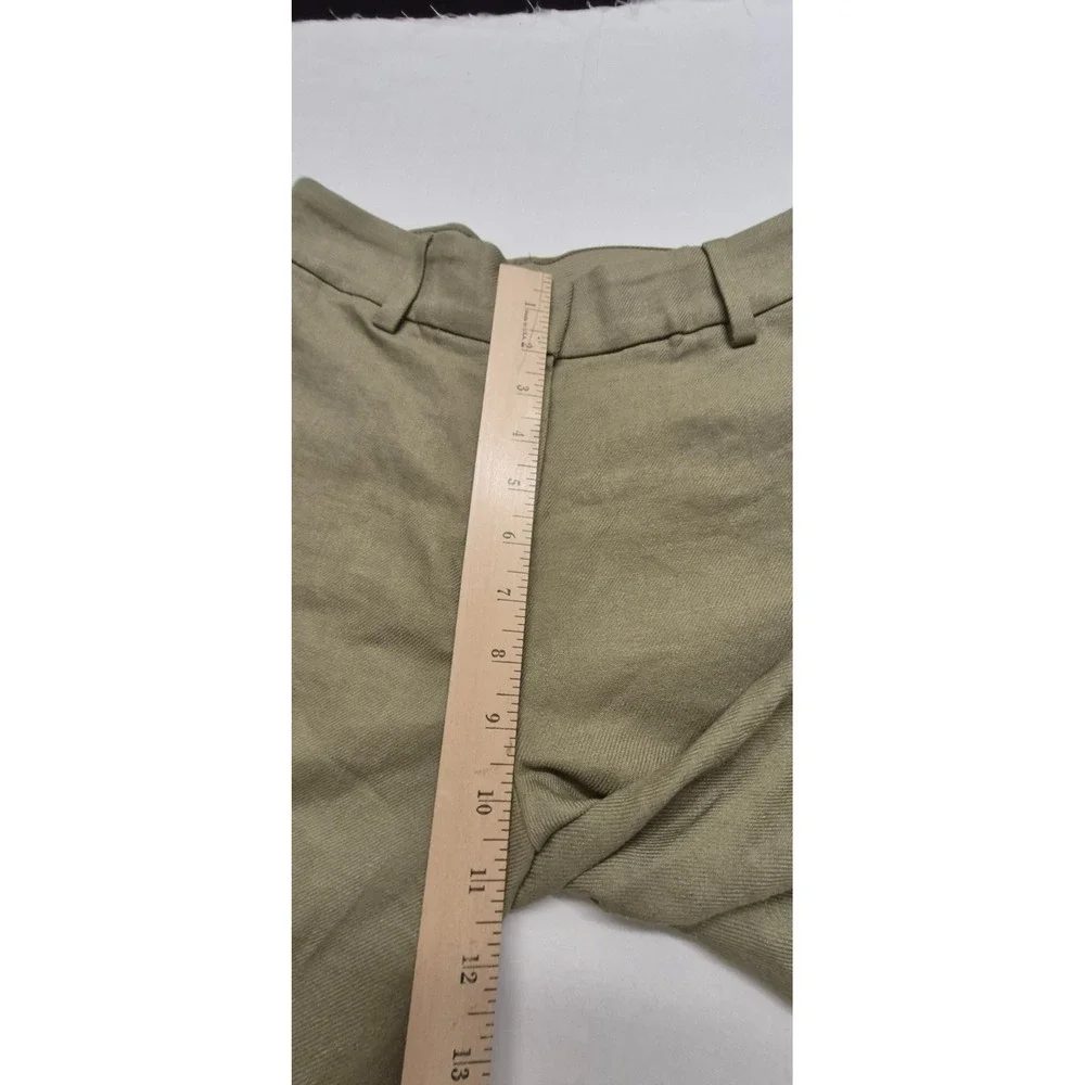 NWT H&M Women's Linen Blend Dress Pants Beige‎ Trousers Slacks Size 4 EUR 36